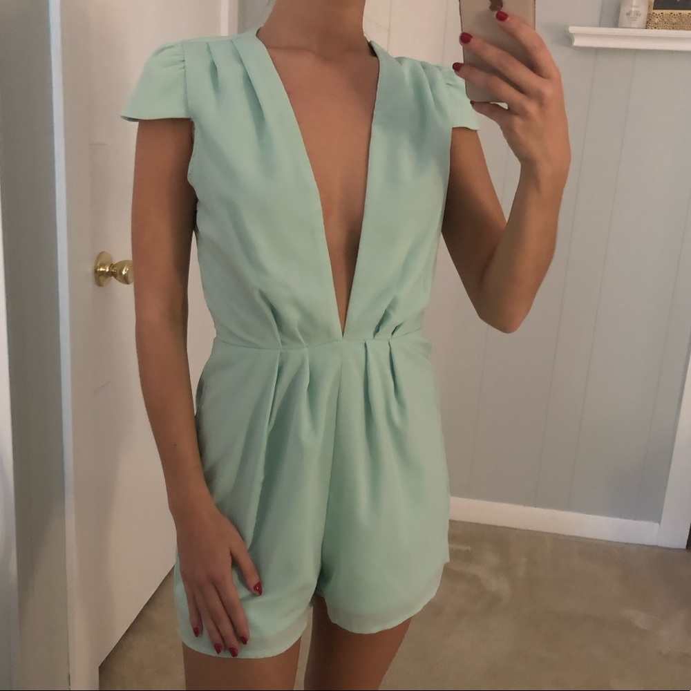 Tobi Plunging Romper